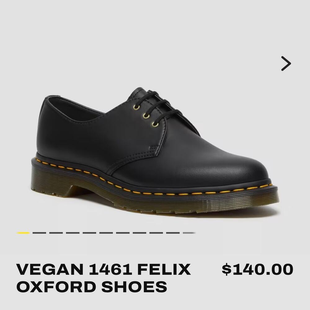 Dr Martens 1461 Felix Vegan Leather Oxford Shoes 9